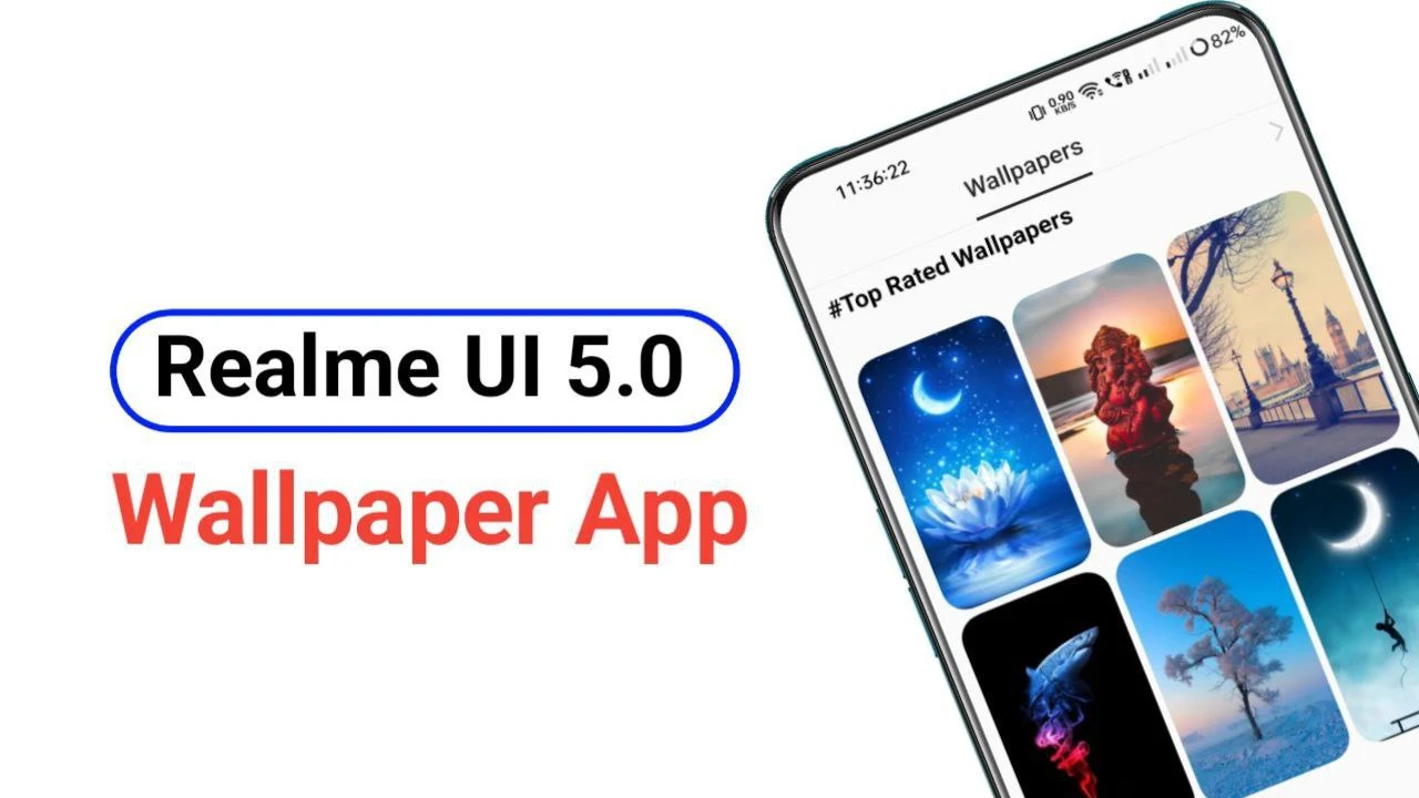 Realme Wallpaper App get Android 14 Based New Update with Some New Features