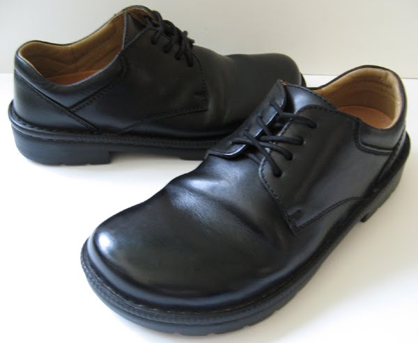 CoachShoes: BIRKENSTOCK BLACK OXFORDS SHOES SIZE 41