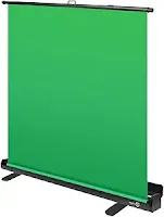 Elgato Green Screen - Collapsible Chroma Key Backdrop, Wrinkle-Resistant Fabric and Ultra-Quick Setup for background removal for Streaming, Video Conferencing, on Instagram, TikTok, Zoom, Teams, OBS