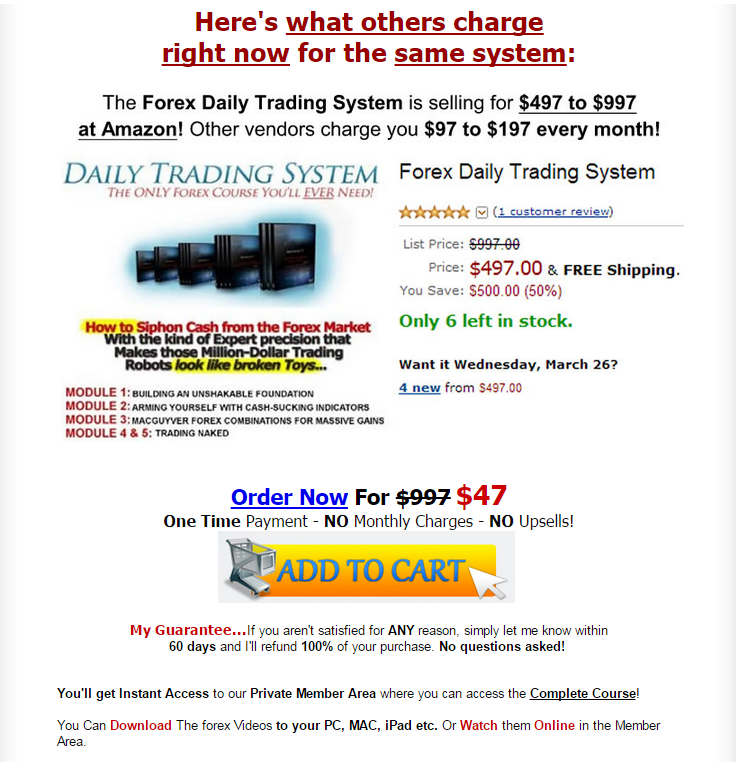 Forex Daily Trading System