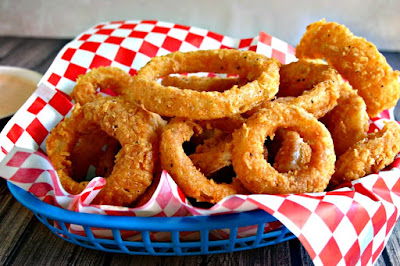 RESEP ONION RING (BAWANG BOMBAY GORENG TEPUNG) ENAK CRISPY 