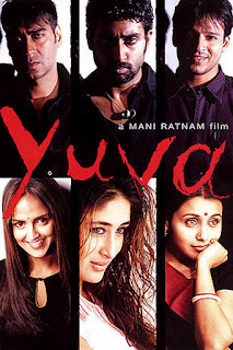 ajay devgan aur esha deol 2004 release movie yuva poster 'download now'
