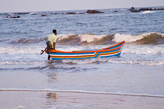 Fishing at Karkarli beach