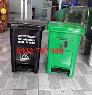 thùng đựng rác thải y tế 20 lít đạp chân