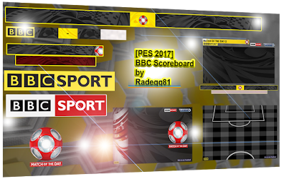 PES 2017 UK BBC Scoreboard by Radeqq81