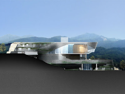 Front elevation of Eunpyeong Eco Museum