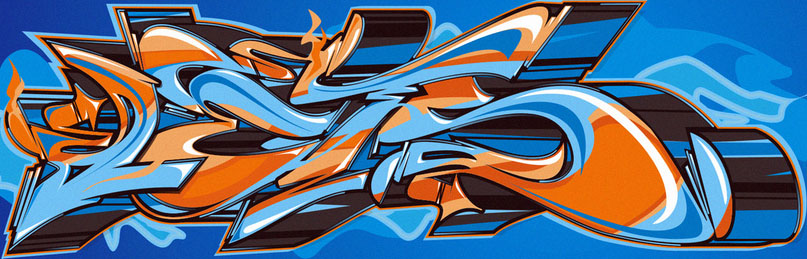 Graffiti Schrift