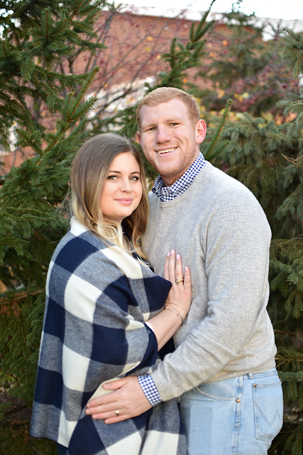 christmas card photo 2016 jcrew cape scarf in navy and ivory david yurman jewelry lush tunic jcrew toothpick denim cashemere sweater ralph lauren polo button down wrangler jeans riding boots blonde ombre balayage winter holidays new years8