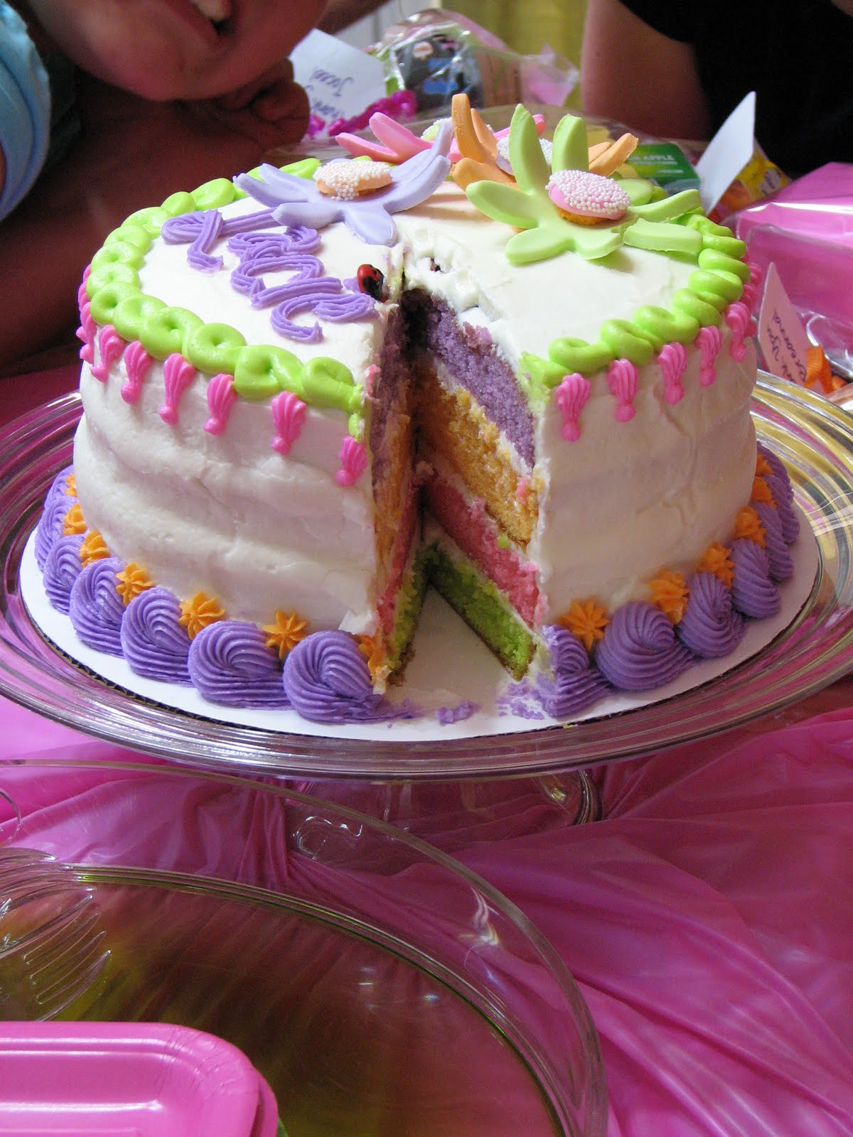 Decadent Designs: Neon Birthday Cake