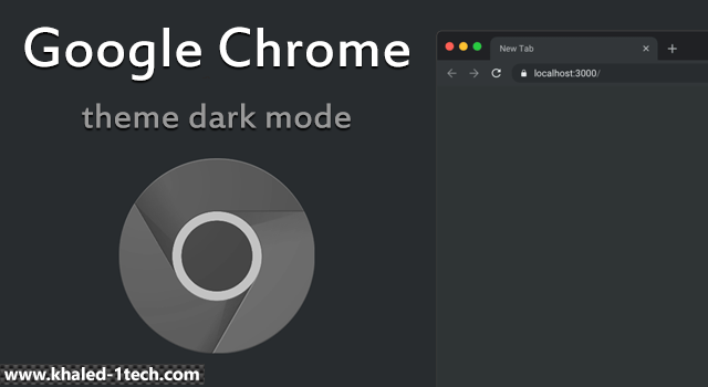 google chrome dark mode theme dark chrome black mode