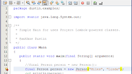 Sample Java Program Constructor