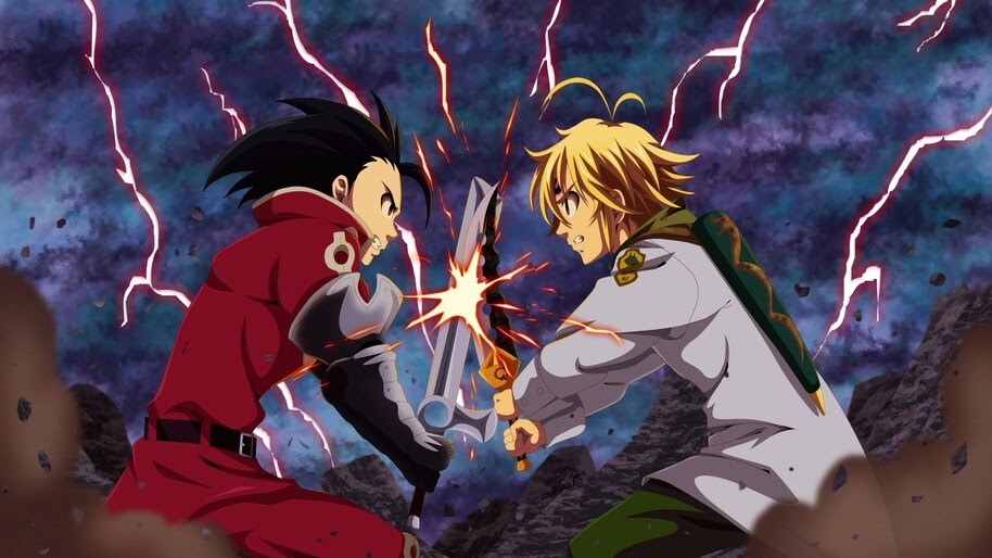 Meliodas vs Zeldris, Nanatsu no Taizai, 4K, #4.1270 ...