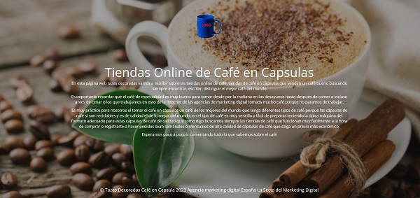 web sobre tienda online de cafe en capsulas