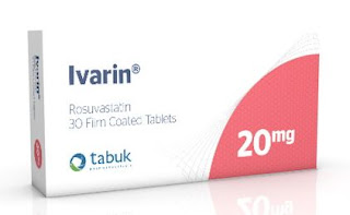 IVARIN دواء إيفارين,Rosuvastatin دواء روزوفاستاتين,إستخدامات دواء إيفارين,كيفية استخدام دواء إيفارين ,آثار جانبية دواء إيفارين,التفاعلات الدوائية دواء إيفارين,موسوعة الأدوية الأردنية 