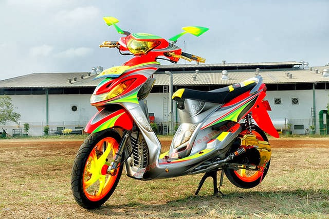  Modifikasi  Motor Yamaha Mio  Sporty 