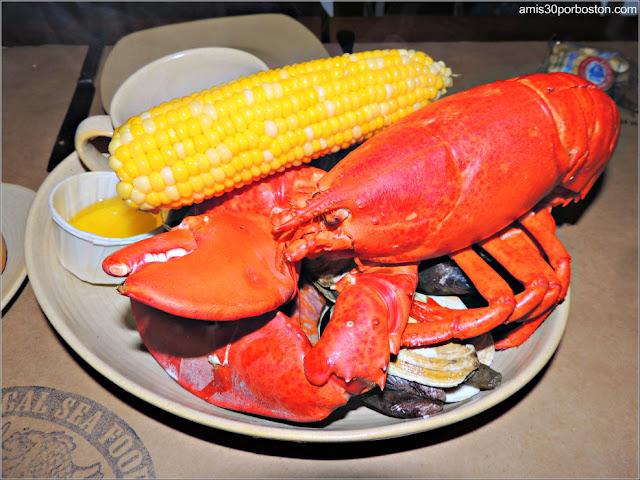 Lobster Bake en el Legal Seafood, Boston