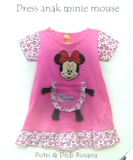 dress anak terbaru minie mouse