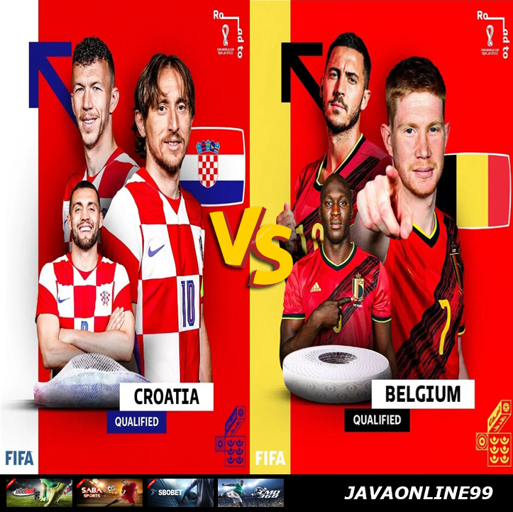 JAVAONLINE99 | Jadwal Pertandingan Piala Dunia Qatar 2022 Fase Group F  Kroasia vs Belgia