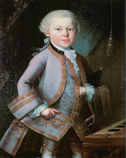 Mozart as a child