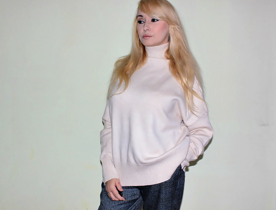 ZAFUL Haul: High Neck Sweater and Tapered Pants. Свитер с высокой горловиной и брюки в клетку / обзор, отзывы, фото