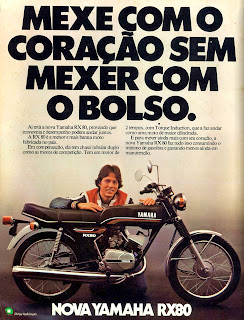 propaganda moto Yamaha RX80 - 1979