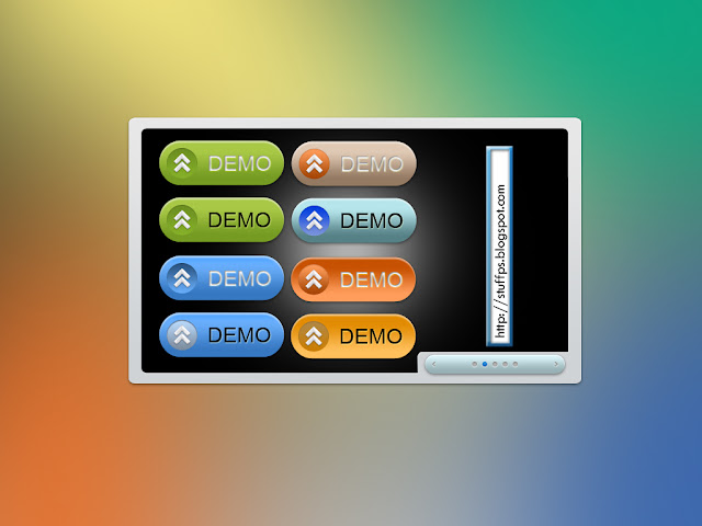 demo buttons and slide control