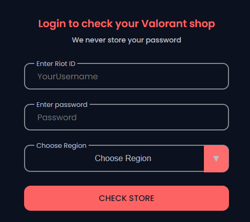 How to check Valorant Store online in 2022