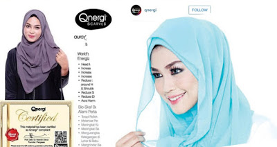 Qnergi Dakwa Tudung Keluarannya Boleh Kurangkan Sakit Kepala