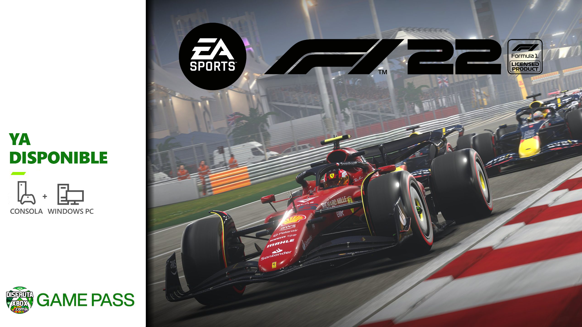 Game Pass: F1 22 ya se puede descargar gratis Xbox Series X/S y PC: conoce  los requisitos mínimos y recomendaciones para PC