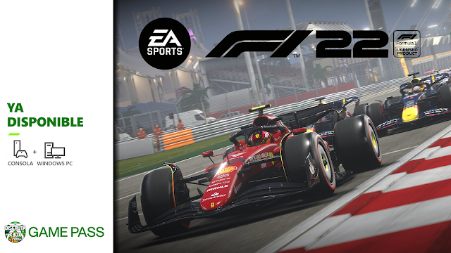 F1® 22 ya disponible en Xbox Game Pass