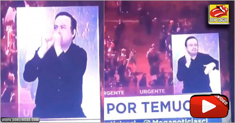 La traducción en lenguaje de señas de una protesta en Chile
