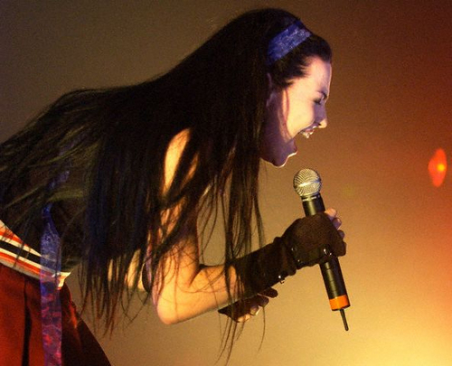 La banda Evanescence intregrada por Amy Lee voz y piano Terry Balsamo 