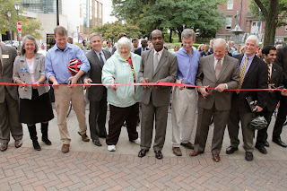 Ike Leggett at grand opening of County's Bikeshare Network