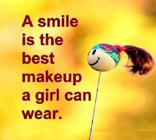 smiling status for girls
