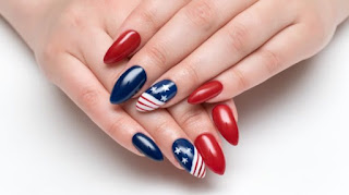 nice one nails	 pedi n nails	 fourth of july nails 2021	 6ix nails	 fourth of july nails	 4th of july nails	 red white and blue nails	 red white blue nails	 4th of july nails 2021  patriotic nails