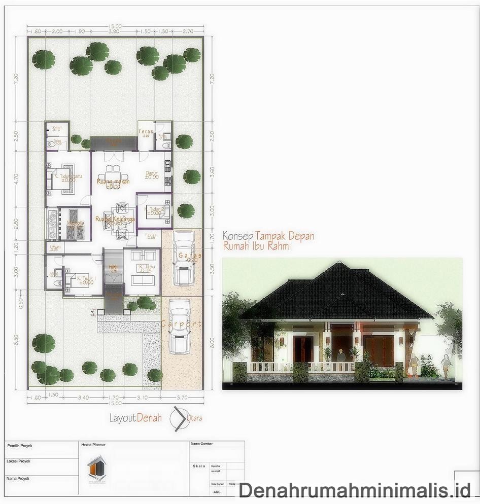 60 Desain  Rumah  Minimalis  Satu  Kamar  Desain  Rumah  