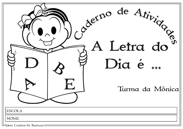 Caderno de atividades letras do alfabeto para baixar grátis