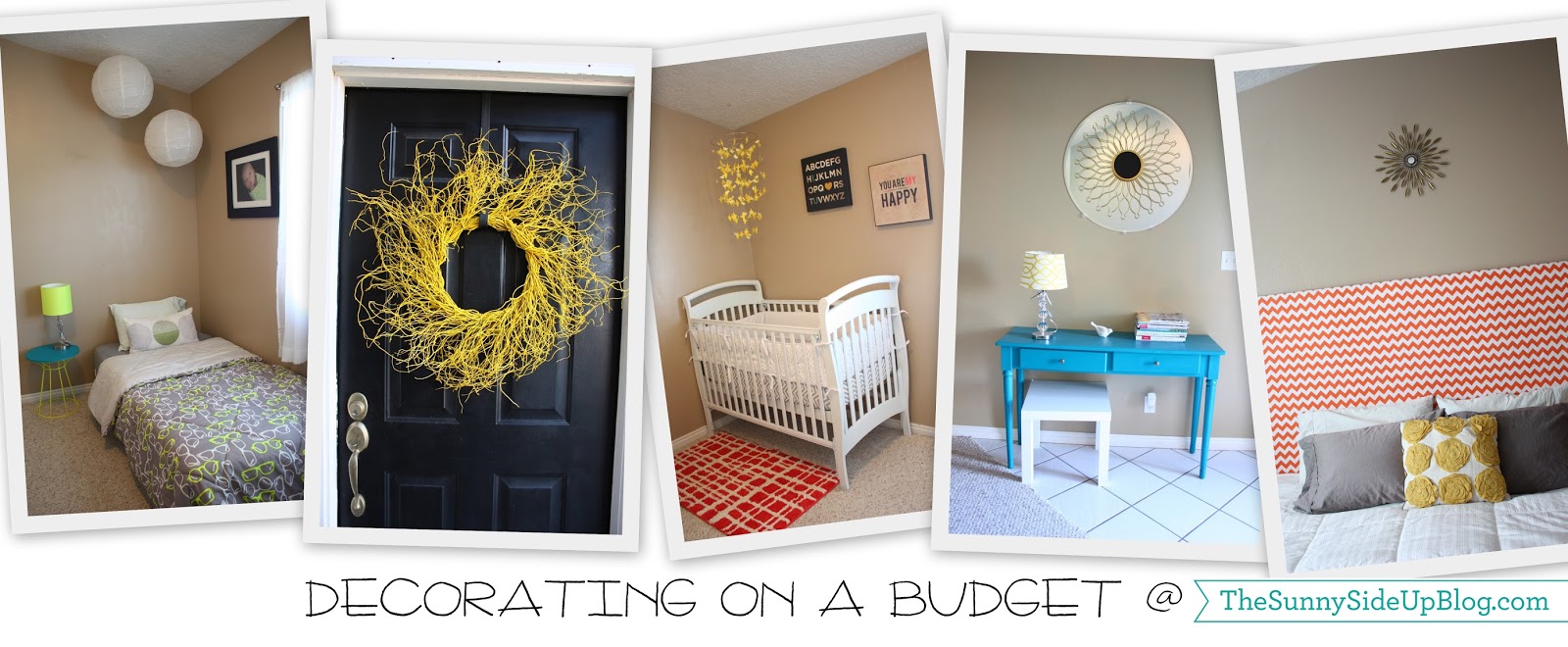  Decorating  on a budget  fun ideas The Sunny Side Up Blog