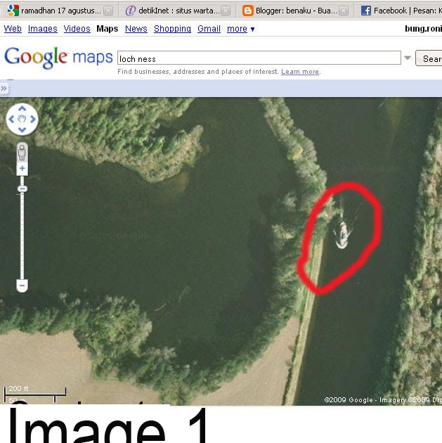 blomind: 'LOCH NESS MONSTER' ON GOOGLE EARTH: Just ...