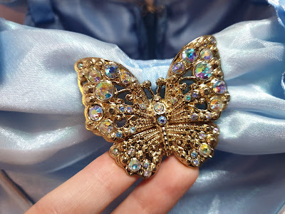 butterfly brooch of cinderella live action limited edition costume 2015