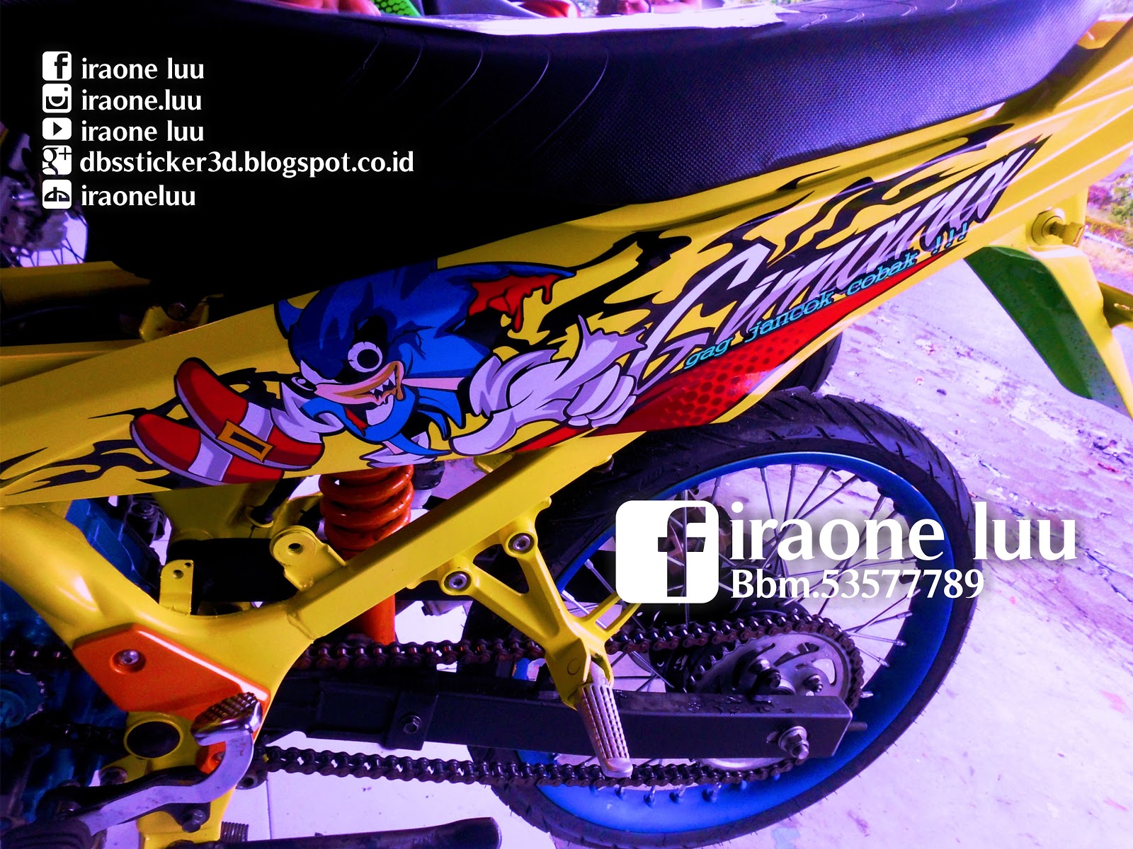 84 Modifikasi Scoopy Cutting Sticker Kumpulan Modifikasi 