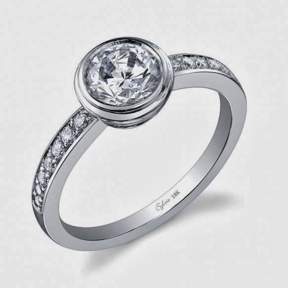 11 bezel set engagement ring the bezel set engagement ring takes a ...