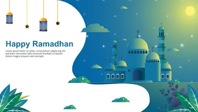 Free Desain Flat PPT : Download Contoh Desain Flat Ramadhan Power Point