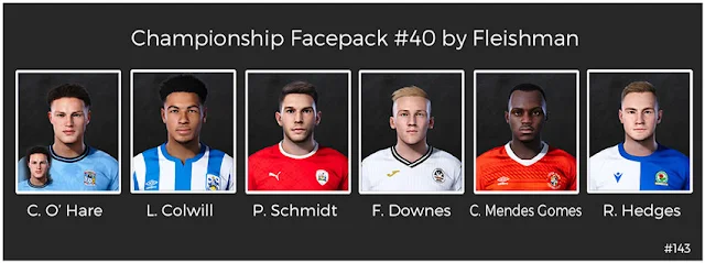 Championship Facepack #40 For eFootball PES 2021