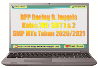 RPP, Perangkat, Daring, Luring, updated, 2020, 2021, Bahasa Inggris
