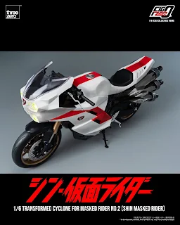 Fig Zero 1/6 Transformed Cyclone for Kamen Rider No. 2 [ Shin Kamen Rider ], Three Zero