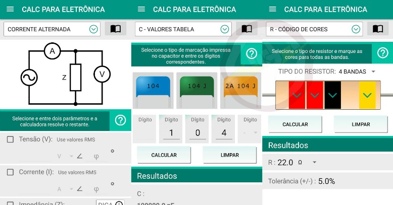 Engenharia Elétrica Eletrônica - Aplicativo gratuito para engenharia elétrica, eletrônica, robótica e afins!