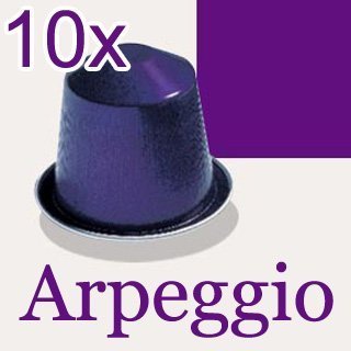 PACK OF 10 NESPRESSO ARPEGGIO COFFEE CAPSULES