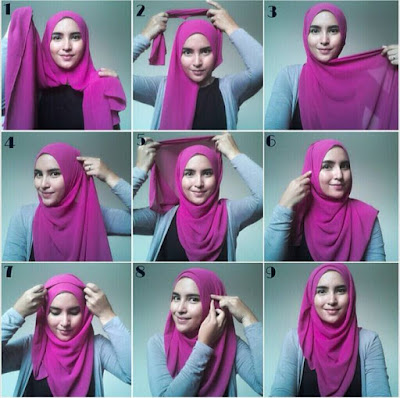 Tutorial Hijab Pashmina