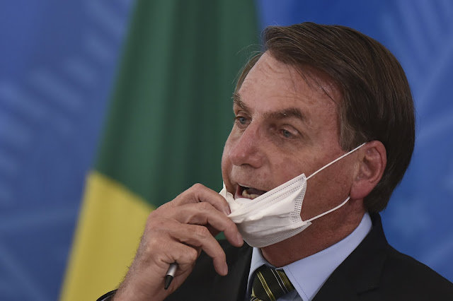 Brazilian president Jair Bolsonaro announces he's tested positive for Coronavirus